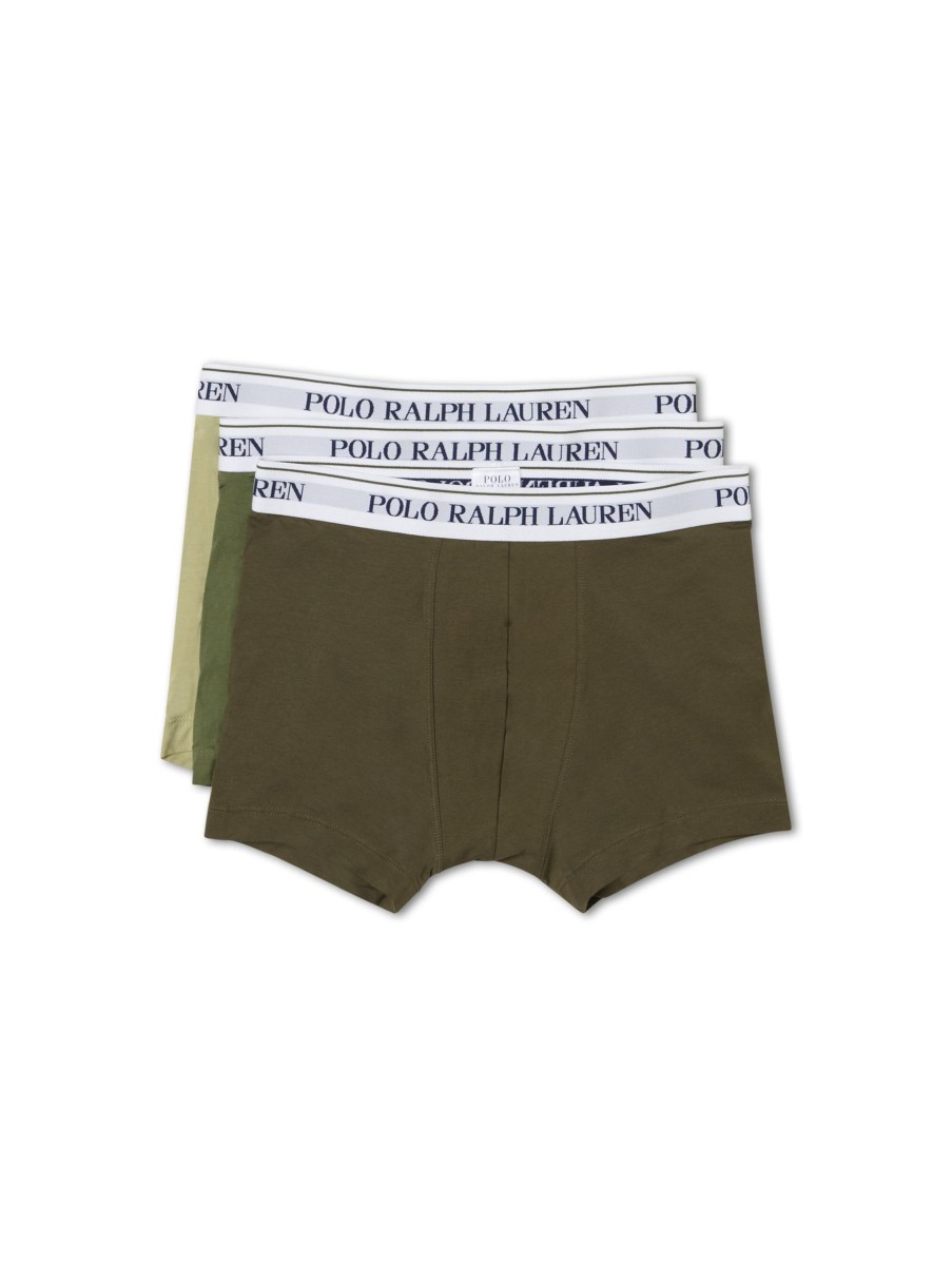 Manner Polo Ralph Lauren Men Wasche & Loungewear | Boxershorts Im 3Er Set Grun