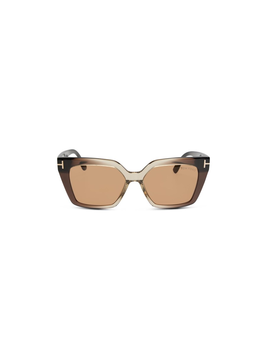 Frauen Tom Ford Sonnenbrillen | Sonnenbrille Hellbraun