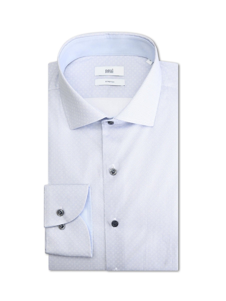 Manner Paul Hemden | Hemd Im Slim Fit Hellblau