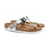 Frauen Birkenstock Sandalen & Sandaletten | Sandalen Mit Zehenriemen Gizeh Silber