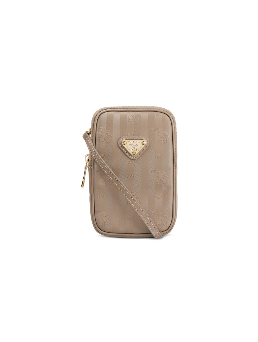 Frauen Maison Mollerus Portemonnaies & Etuis | Smartphone Etui Wildhorn Taupe