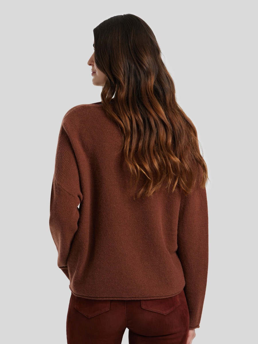 Frauen Luisa Cerano Pullover & Strick | Pullover Aus Kaschmir-Mix Rost