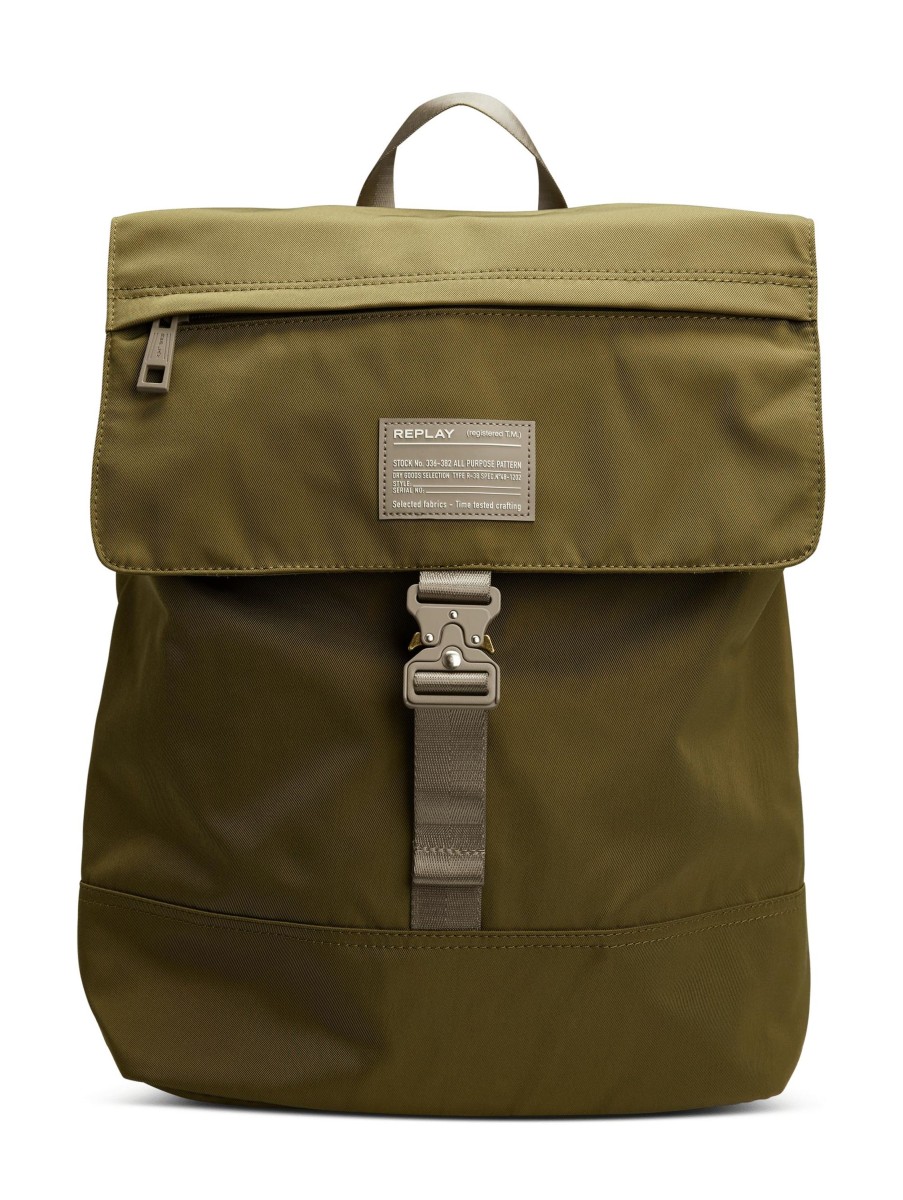 Manner Replay Taschen & Portemonnaies | Rucksack Oliv