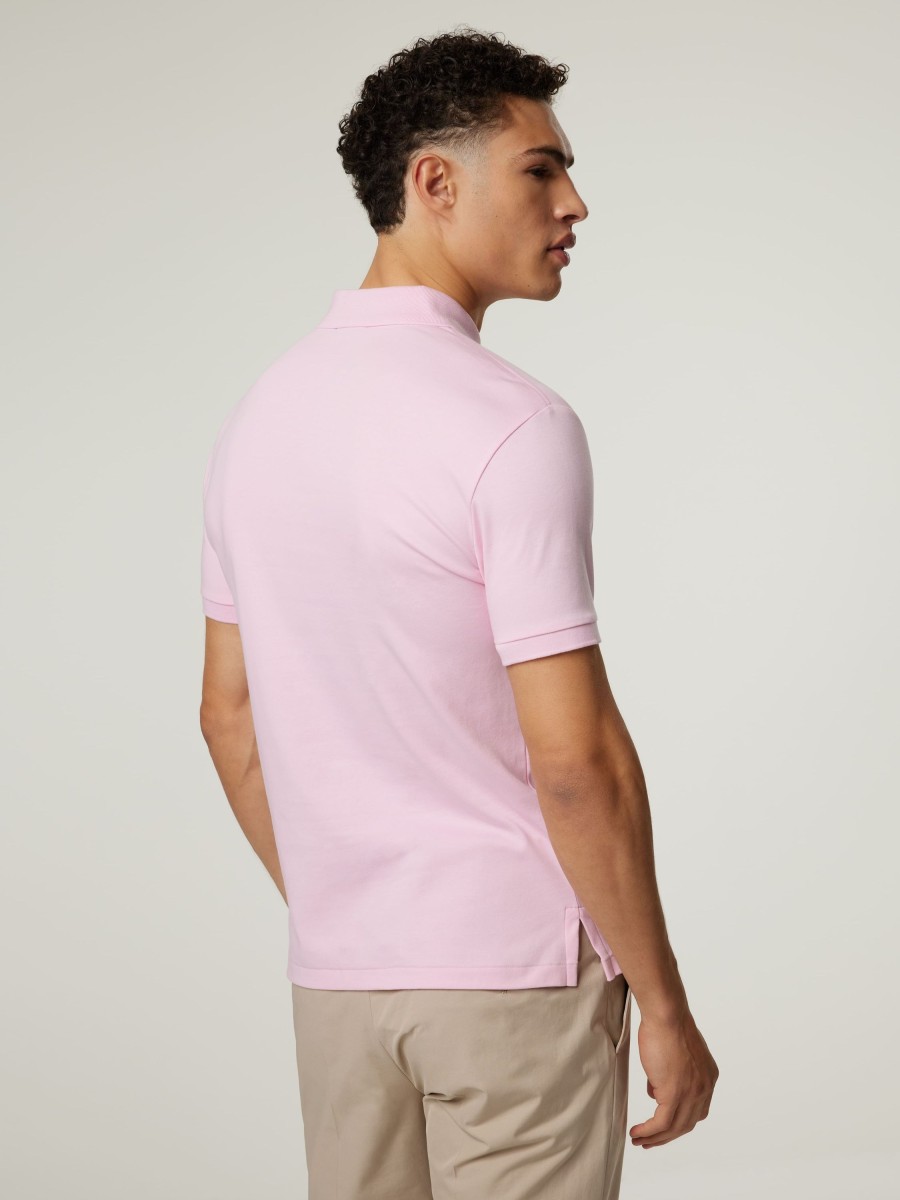 Manner Polo Ralph Lauren Men Polo-Shirts | Polo-Shirt Im Custom Slim Fit Rosa