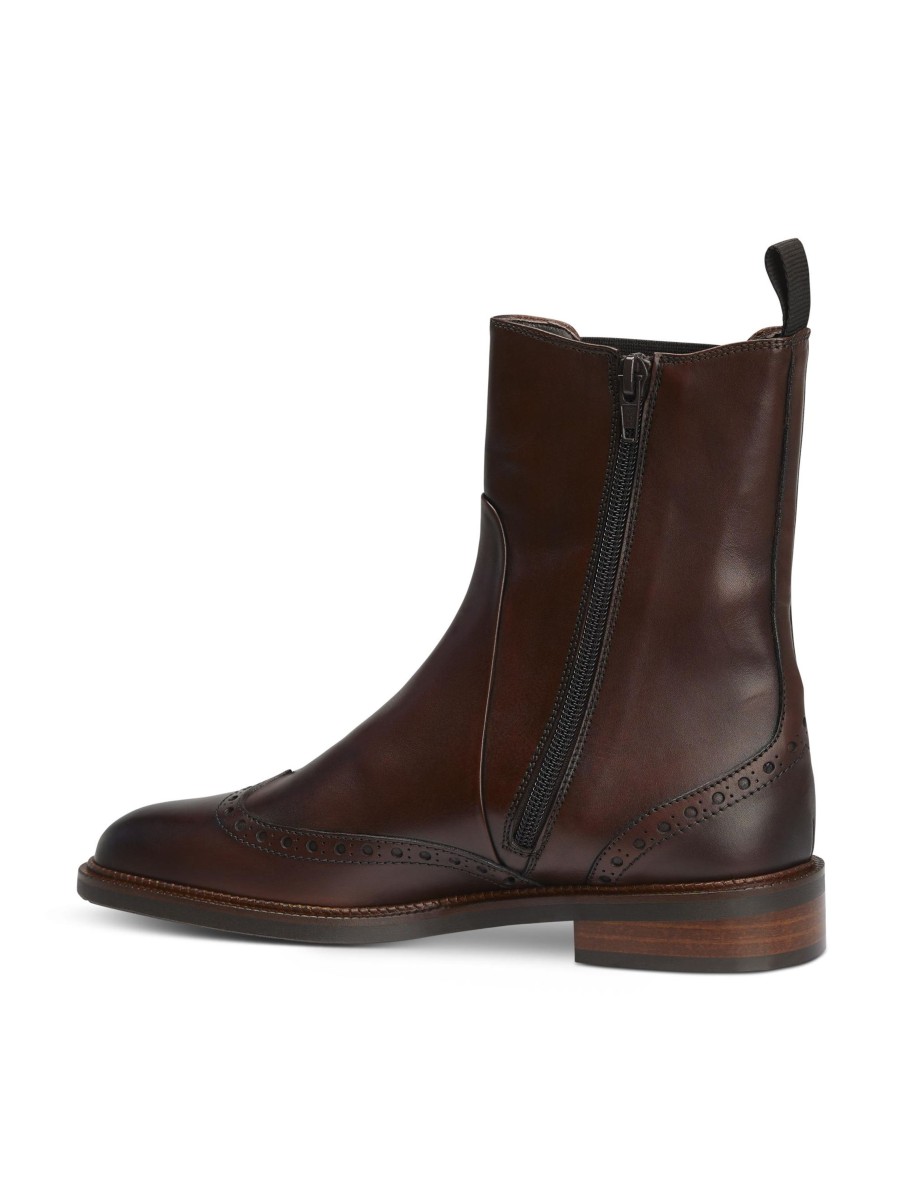 Frauen Pertini Boots & Stiefeletten | Chelsea Boots Cosmos Braun