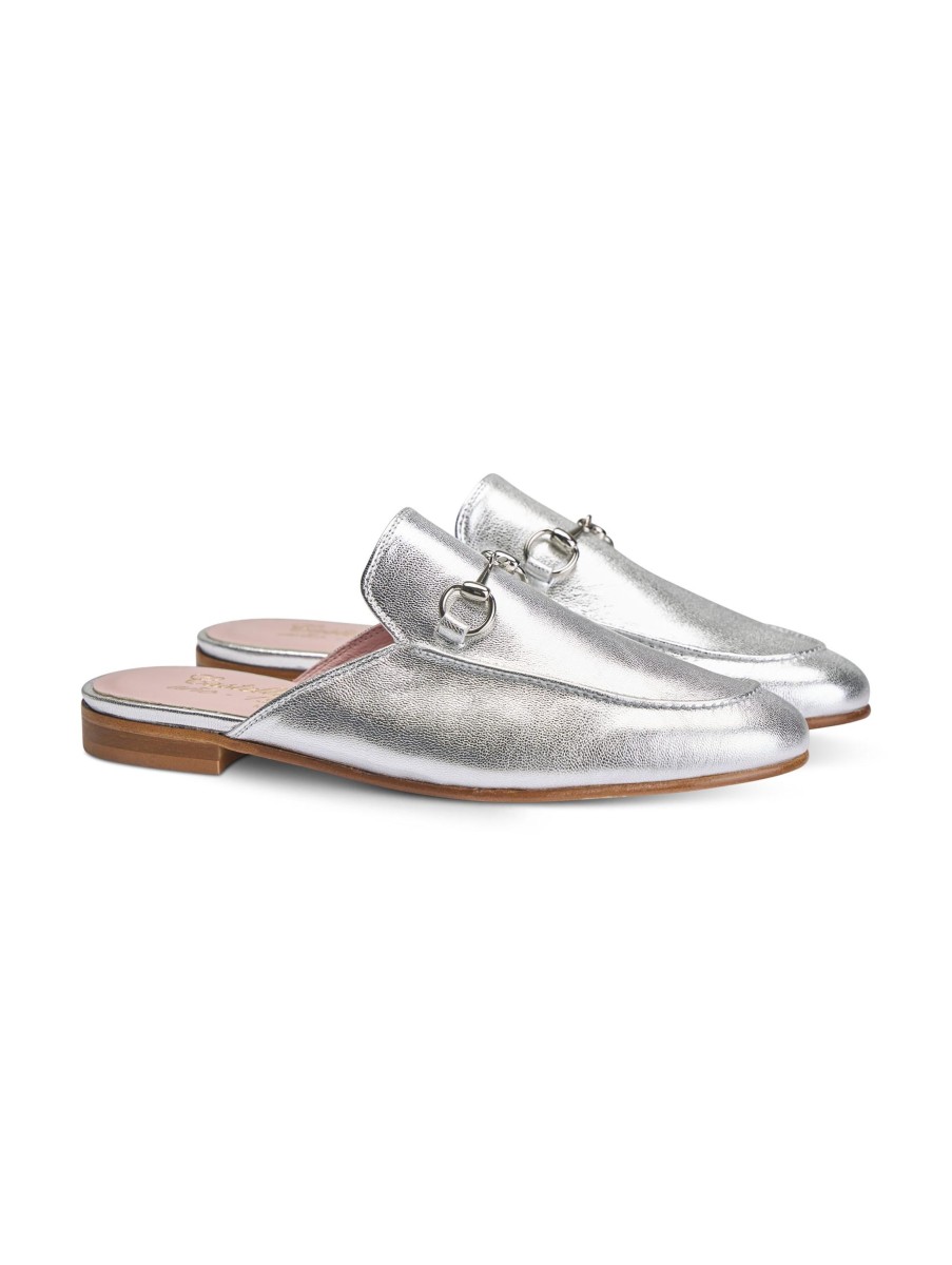 Frauen Castellano Halbschuhe | Mules Venecia Silber