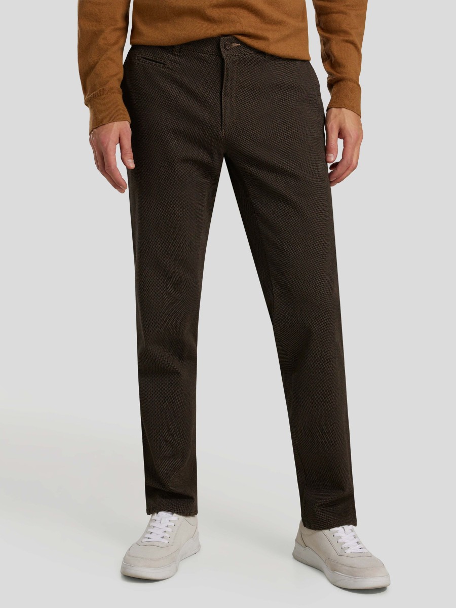 Manner Brax Hosen | Chino Im Slim Fit Fabio Braun