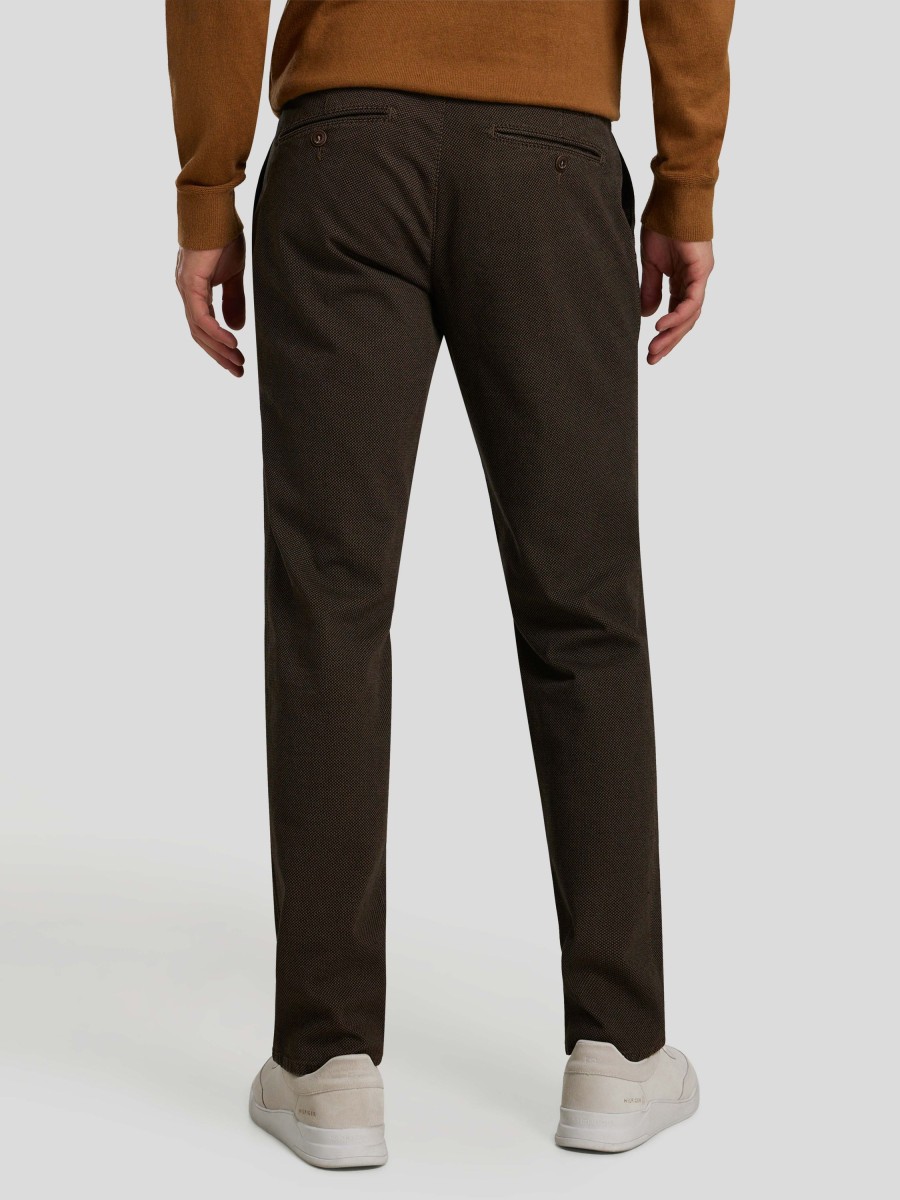 Manner Brax Hosen | Chino Im Slim Fit Fabio Braun