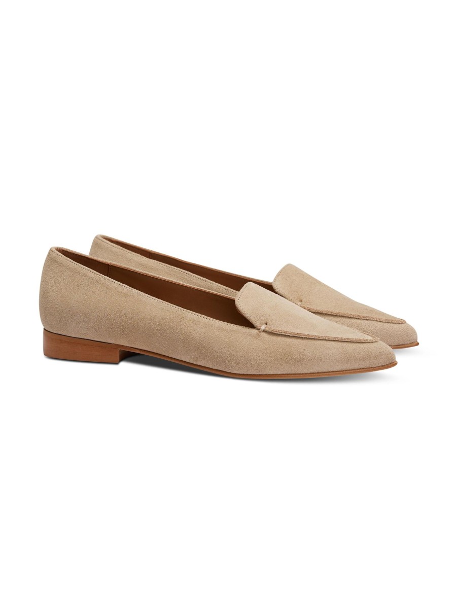 Frauen Flattered Halbschuhe | Loafer Beige