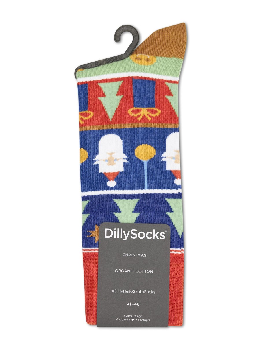 Manner Dilly Socks Wasche & Loungewear | Socken Hello Santa Marine