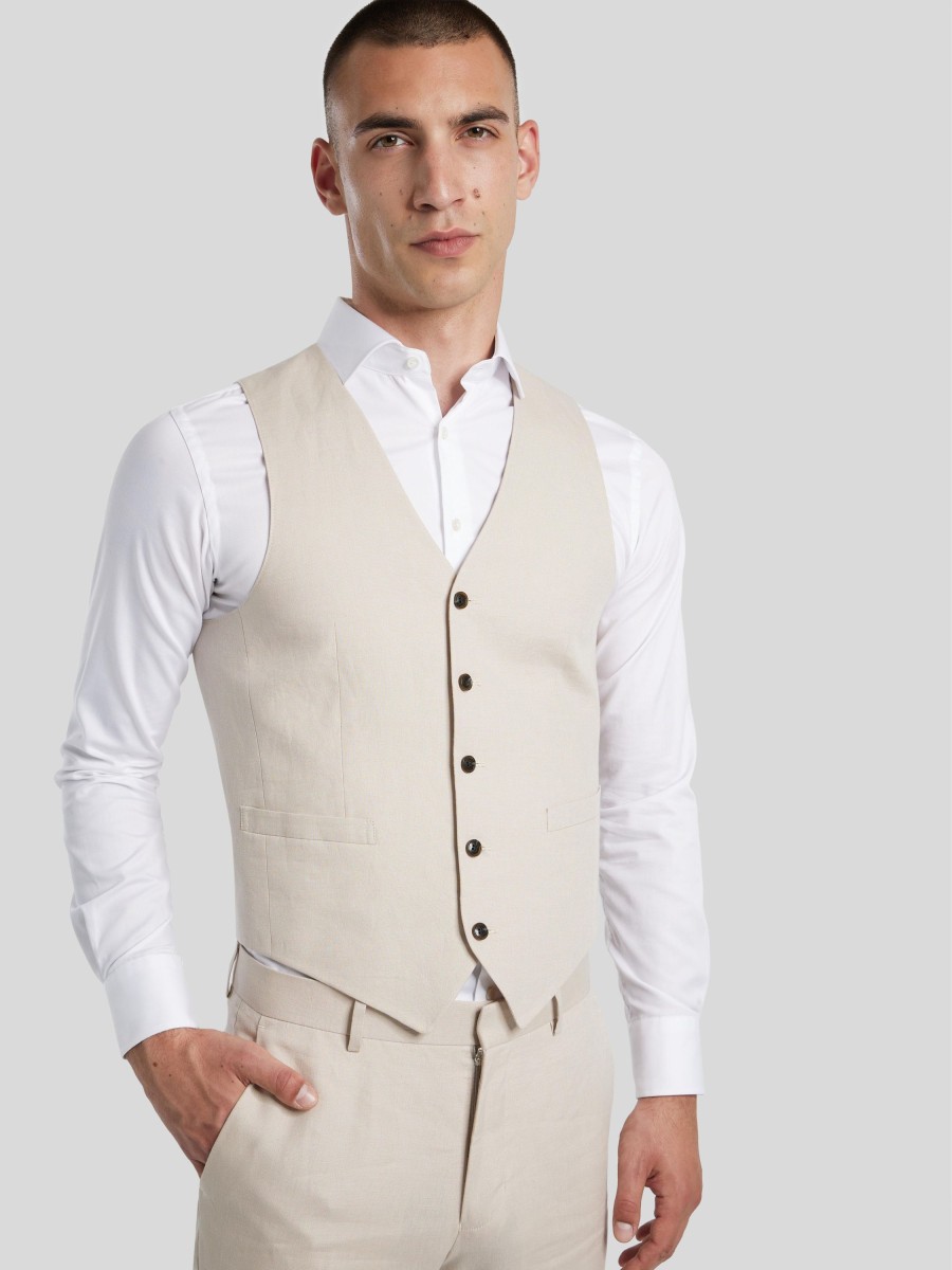 Manner Tiger of Sweden Gilets & Westen | Gilet Beige