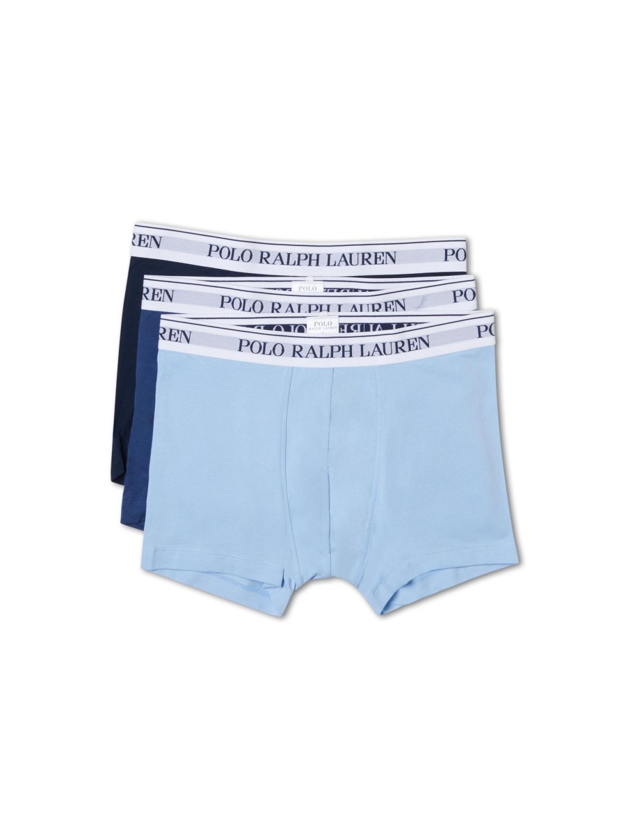 Manner Polo Ralph Lauren Men Wasche & Loungewear | Boxershorts Im 3Er Set Marine