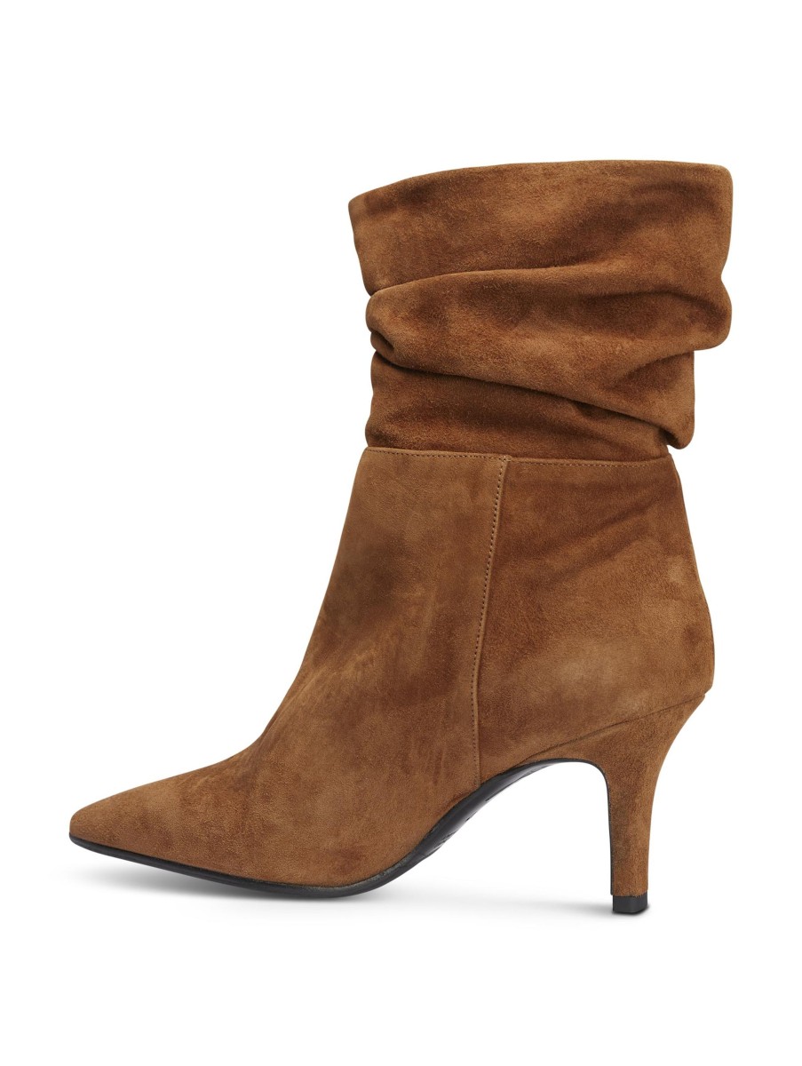 Frauen THEA MIKA Boots & Stiefeletten | Stiefelette Cognac