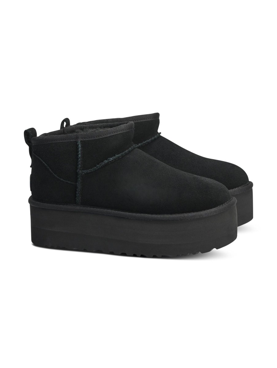 Frauen Ugg Boots & Stiefeletten | Boots Classic Ultra Mini Plattform Schwarz