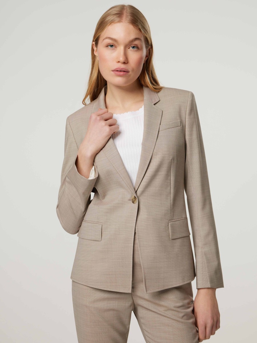 Frauen BOSS Women Blazer | Blazer Janerl Beige