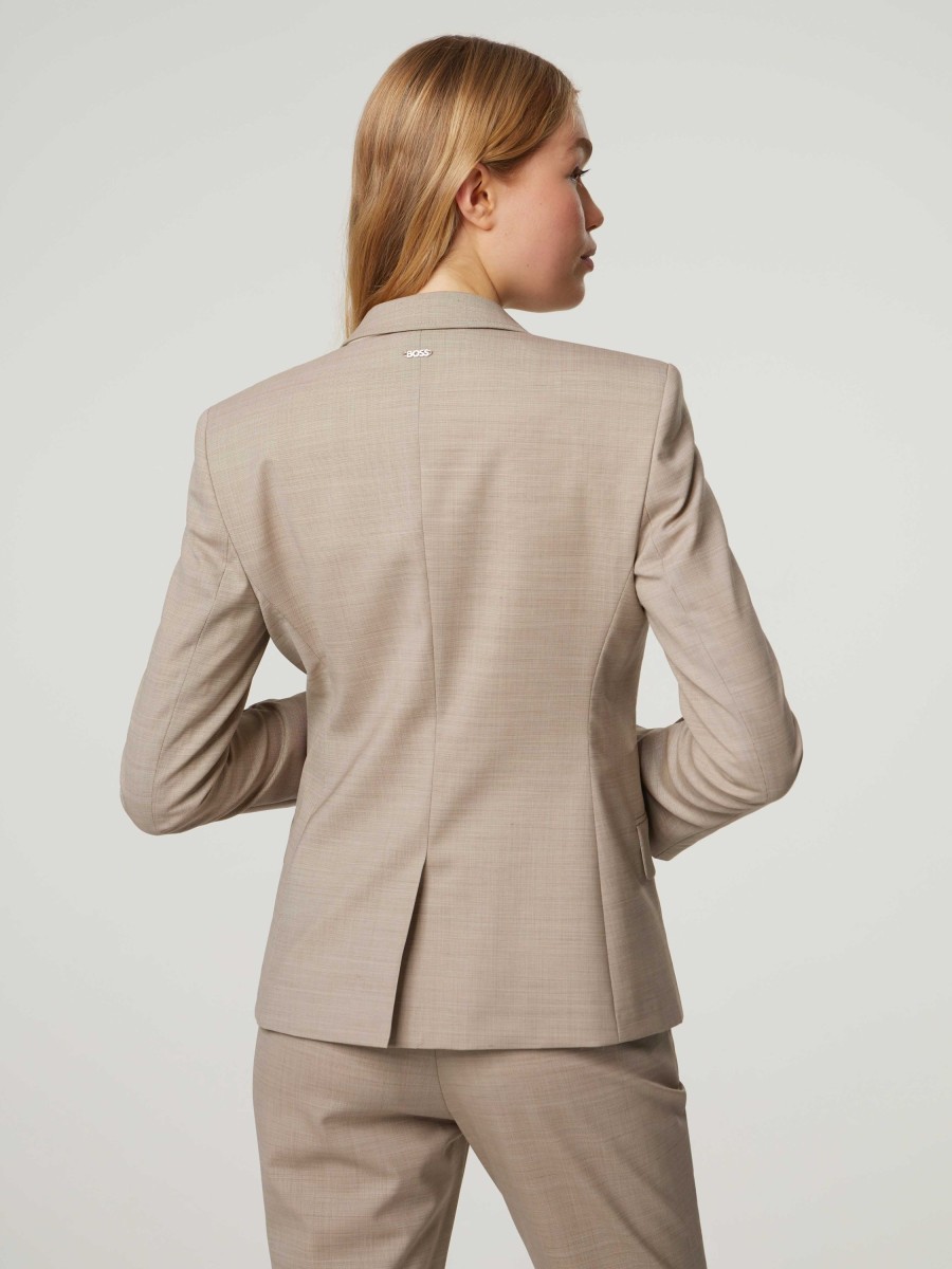 Frauen BOSS Women Blazer | Blazer Janerl Beige