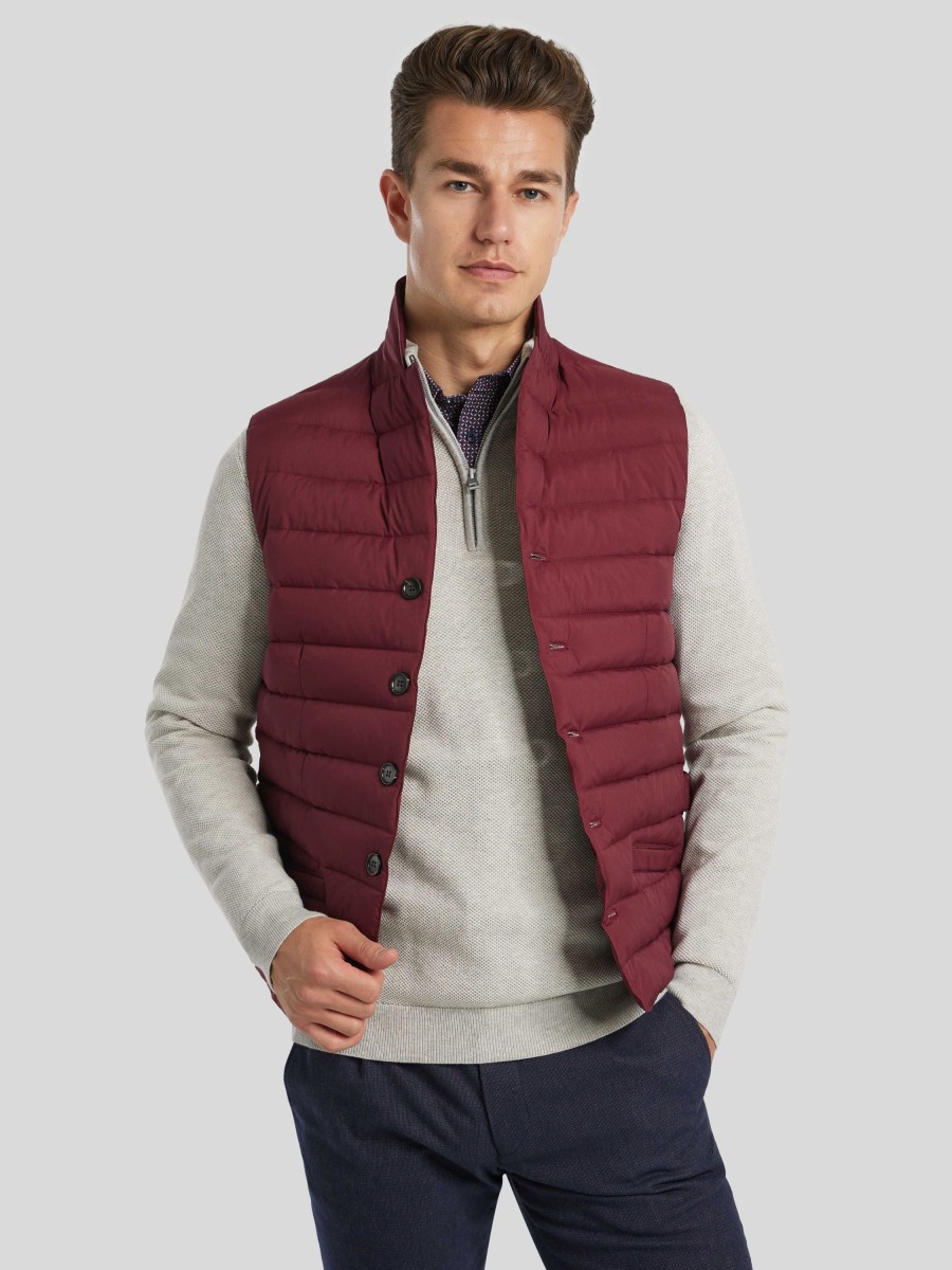 Manner Paul Kehl Gilets & Westen | Steppweste Ted Aubergine