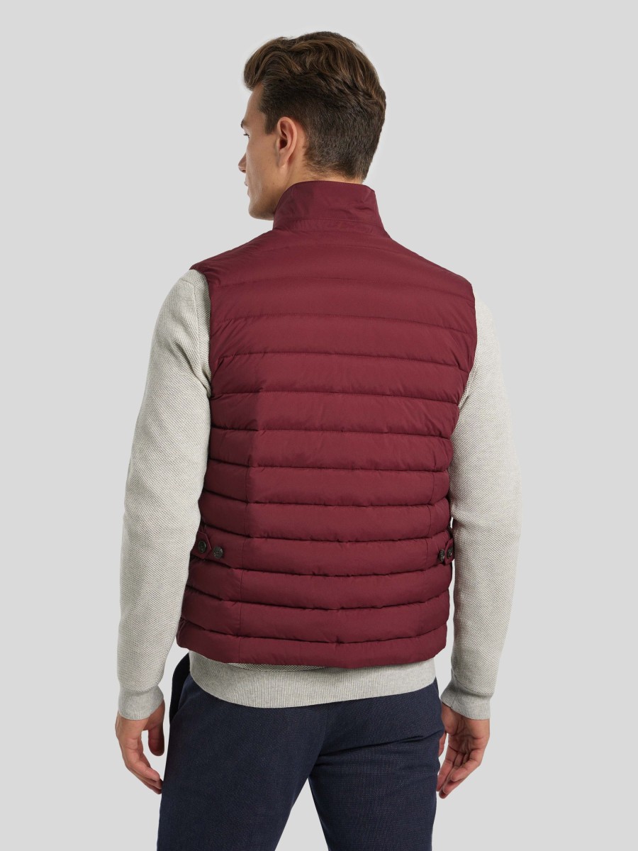 Manner Paul Kehl Gilets & Westen | Steppweste Ted Aubergine