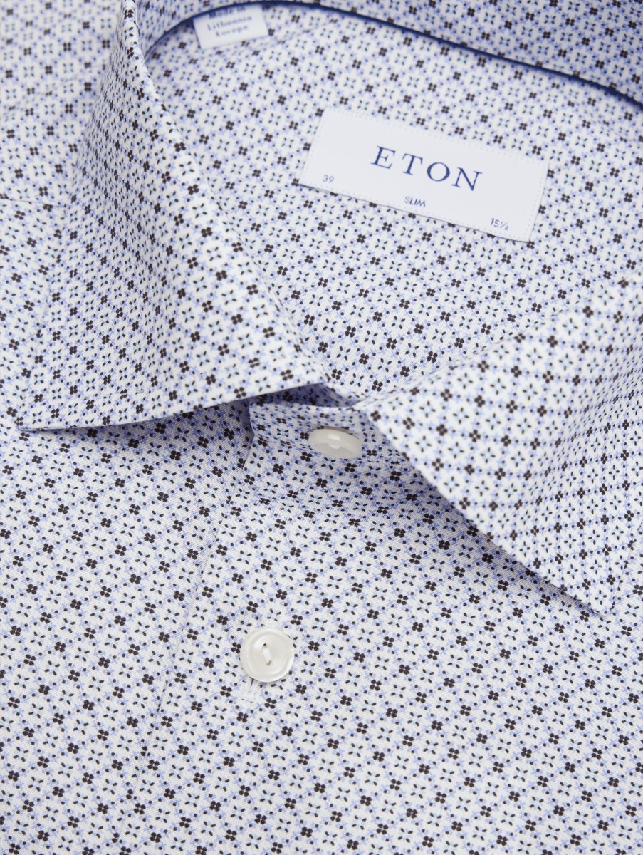 Manner Eton Hemden | Hemd Im Slim Fit Hellblau