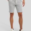 Manner Paul Shorts | Bermudas Aus Jersey Hellgrau