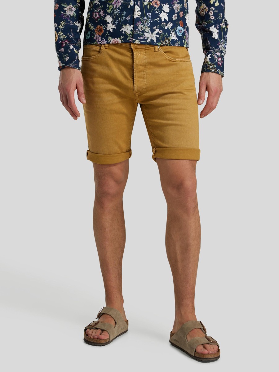 Manner Replay Shorts | Bermudas Im Tapered Fit Beige