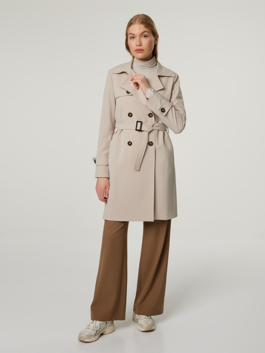 Frauen Cinzia Rocca Mantel | Trenchcoat Beige