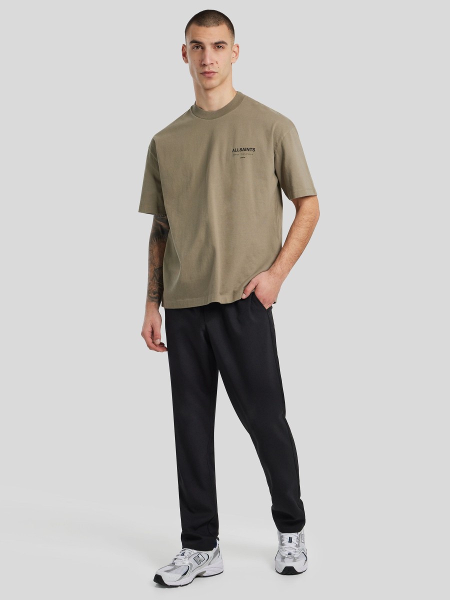 Manner AllSaints T-Shirts & Shirts | T-Shirt Mit Logo Schlamm