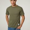 Manner Replay T-Shirts & Shirts | T-Shirt Oliv