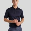 Manner BOSS Men Polo-Shirts | Polo-Shirt Press Marine