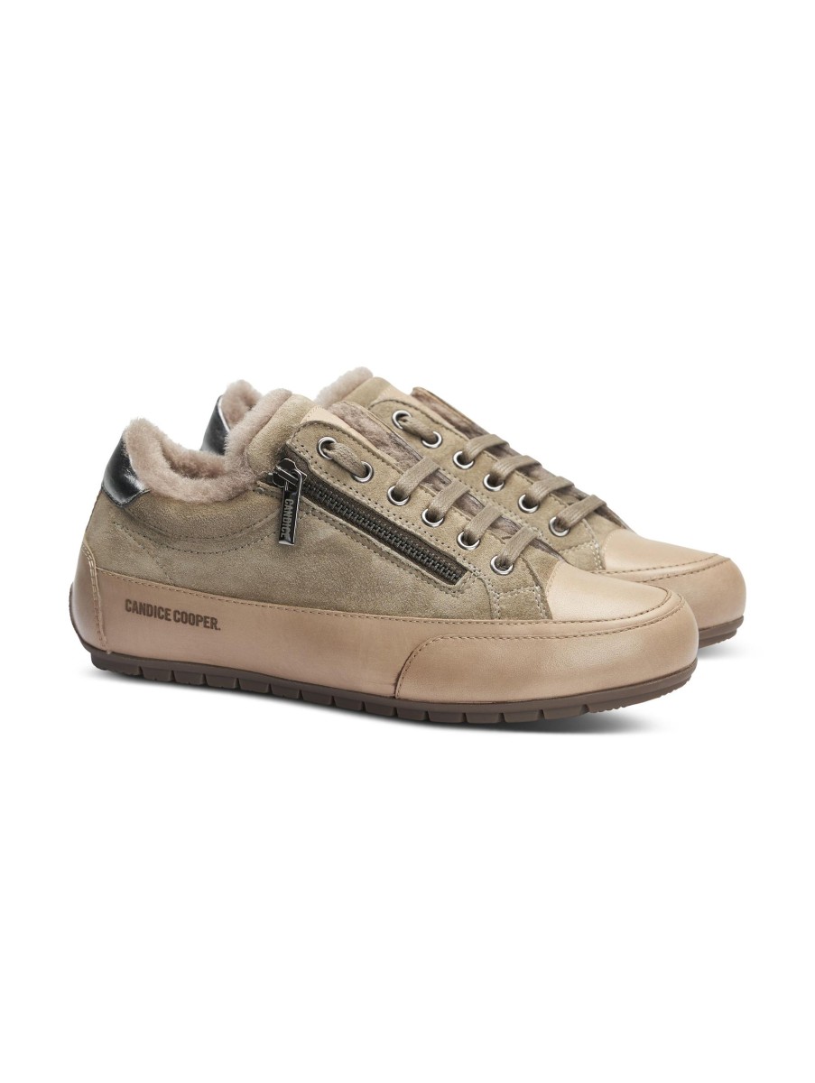 Frauen Candice Cooper Sneakers | Sneaker Mit Futter Oliv