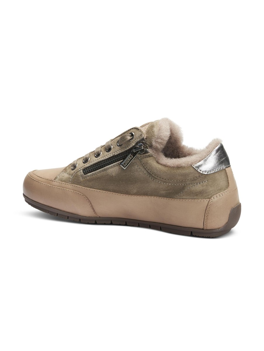 Frauen Candice Cooper Sneakers | Sneaker Mit Futter Oliv