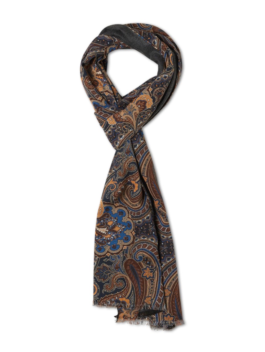 Manner Paul Kehl Schals & Tucher | Double-Face Foulard Marine