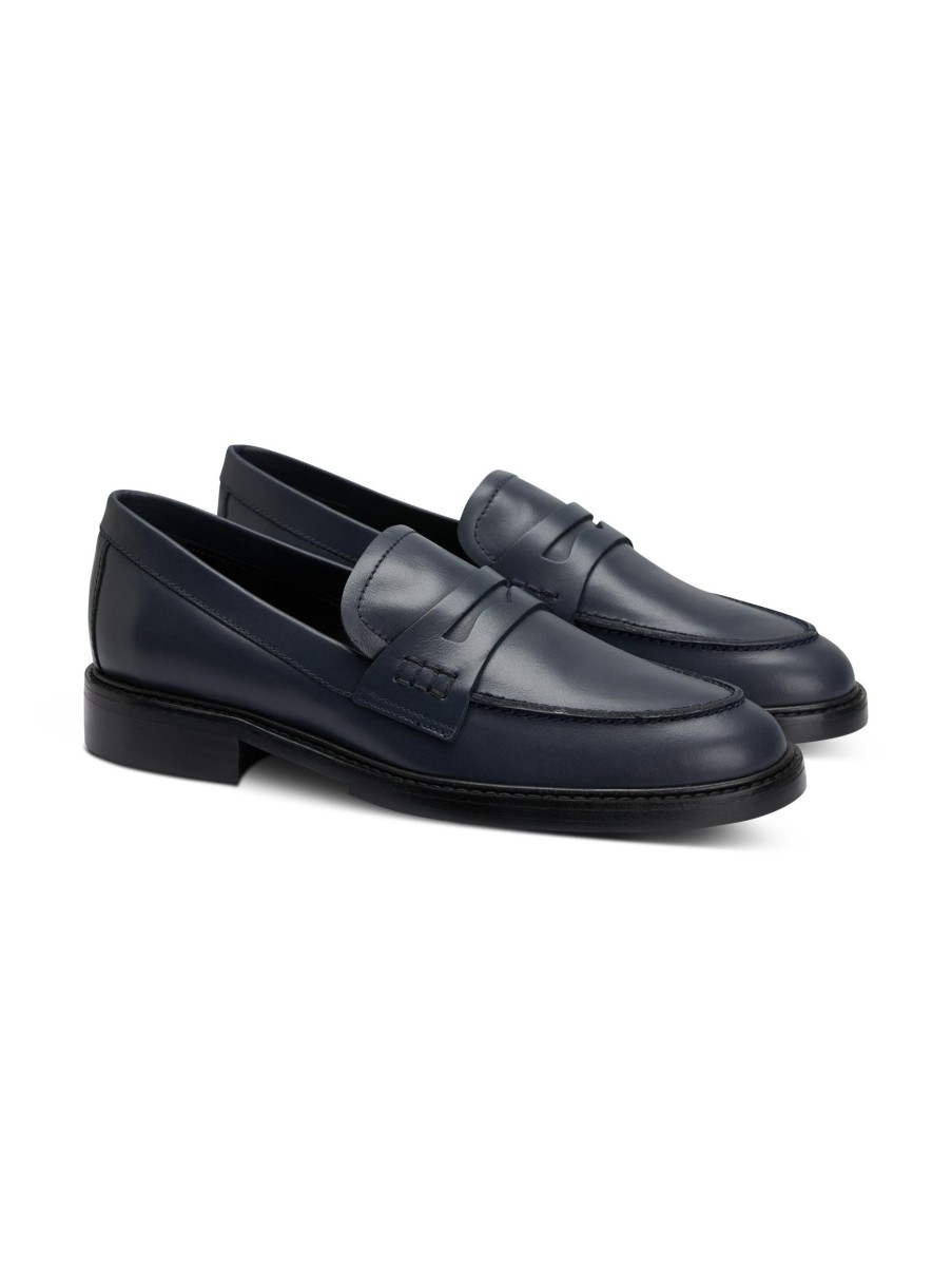 Frauen Paul Kehl Halbschuhe | Loafer Marine