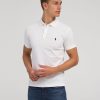 Manner Polo Ralph Lauren Men Polo-Shirts | Polo-Shirt Im Slim Fit Weiss