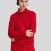 Frauen Akris Punto Pullover & Strick | Strickjacke Aus Schurwolle Rot