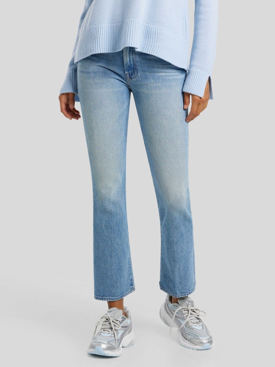 Frauen Mother Jeans | Jeans Mit Kick Flare Lightdenim