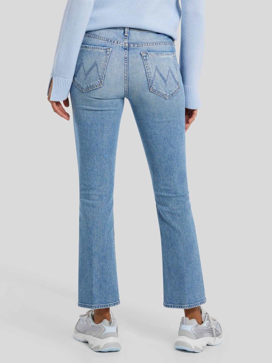 Frauen Mother Jeans | Jeans Mit Kick Flare Lightdenim