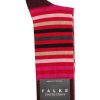 Manner Falke Wasche & Loungewear | Socken Tinted Stripe Rot