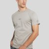 Manner Replay T-Shirts & Shirts | T-Shirt Mit Logo Grau