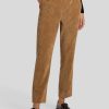 Frauen iBlues Anzuge | Hose Aus Kord Camel