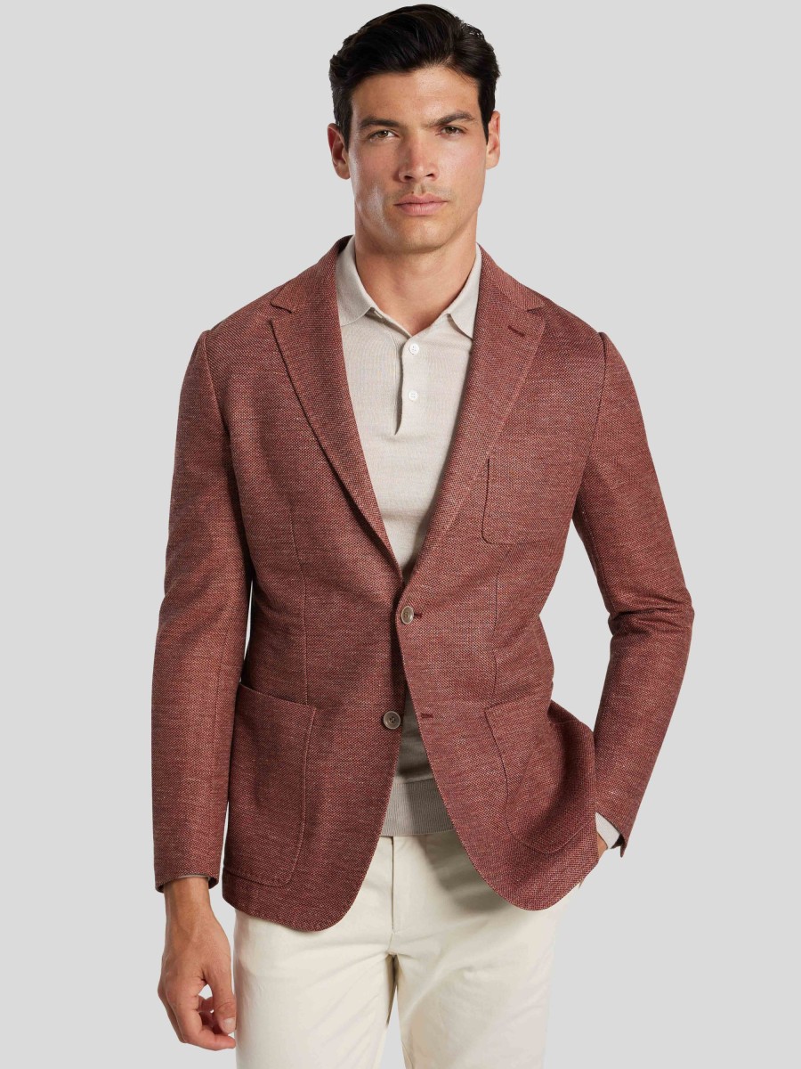 Manner Canali Vestons | Leichtes Veston Rost