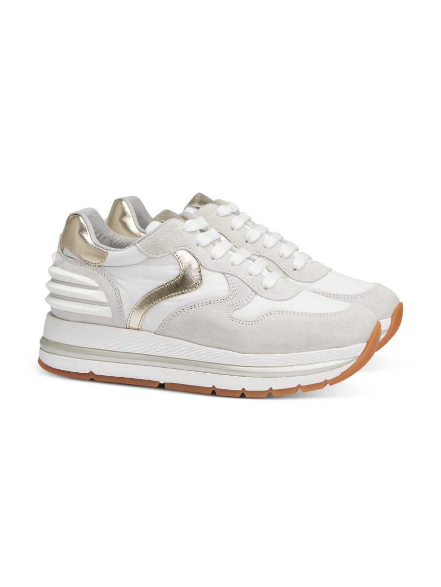 Frauen Voile Blanche Sneakers | Sneaker Maran Power Weiss