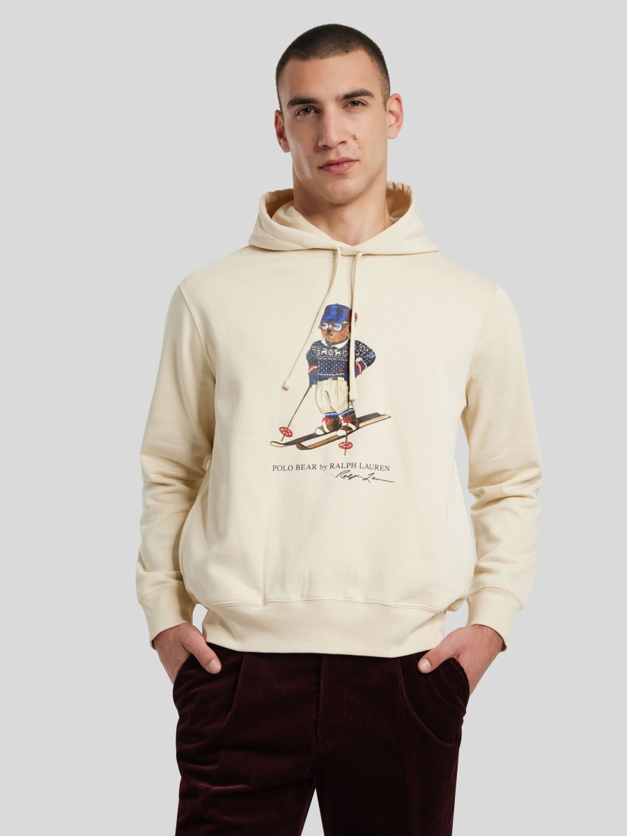 Manner Polo Ralph Lauren Men Hoodies & Sweatshirts | Hoodie Ecru