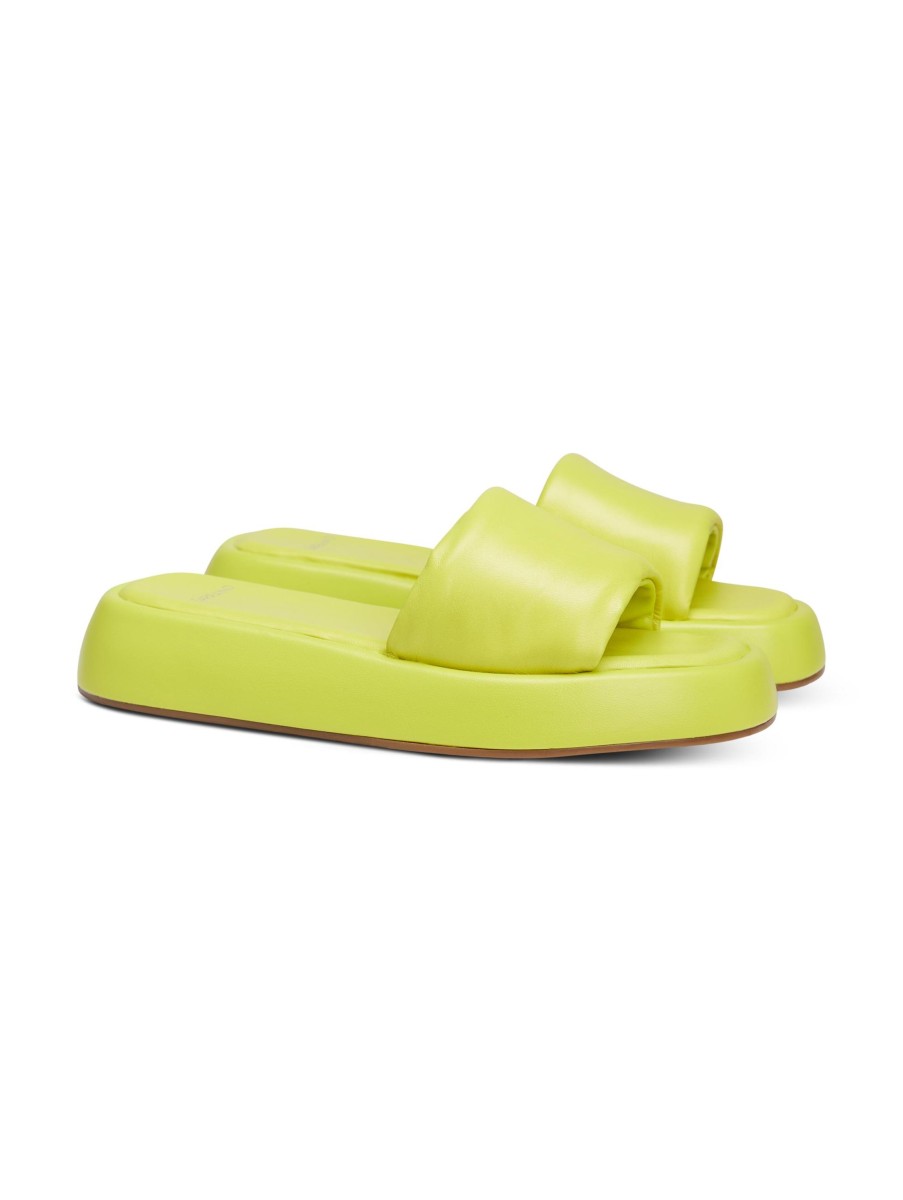 Frauen Carrano Sandalen & Sandaletten | Sandale Mit Plateau Lime