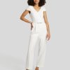 Frauen Comma Overalls & Jumpsuits | Overall Weiss