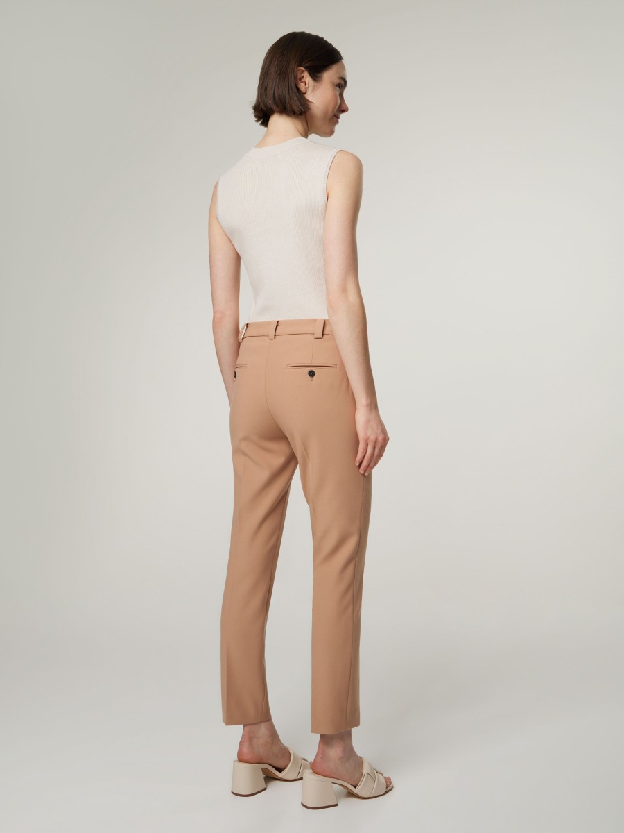 Frauen windsor. Anzuge | Businesshose Im Slim Fit Camel