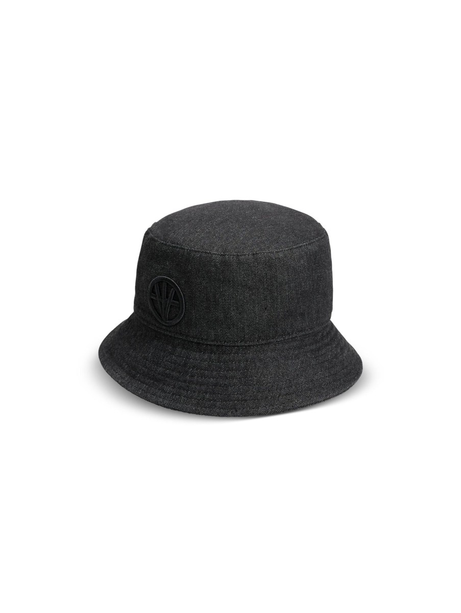 Frauen Paul Kehl Hute & Mutzen | Bucket Hat Mit Logo Dark Denim