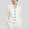 Frauen Marc Cain Blazer | Kurzer Blazer Ecru