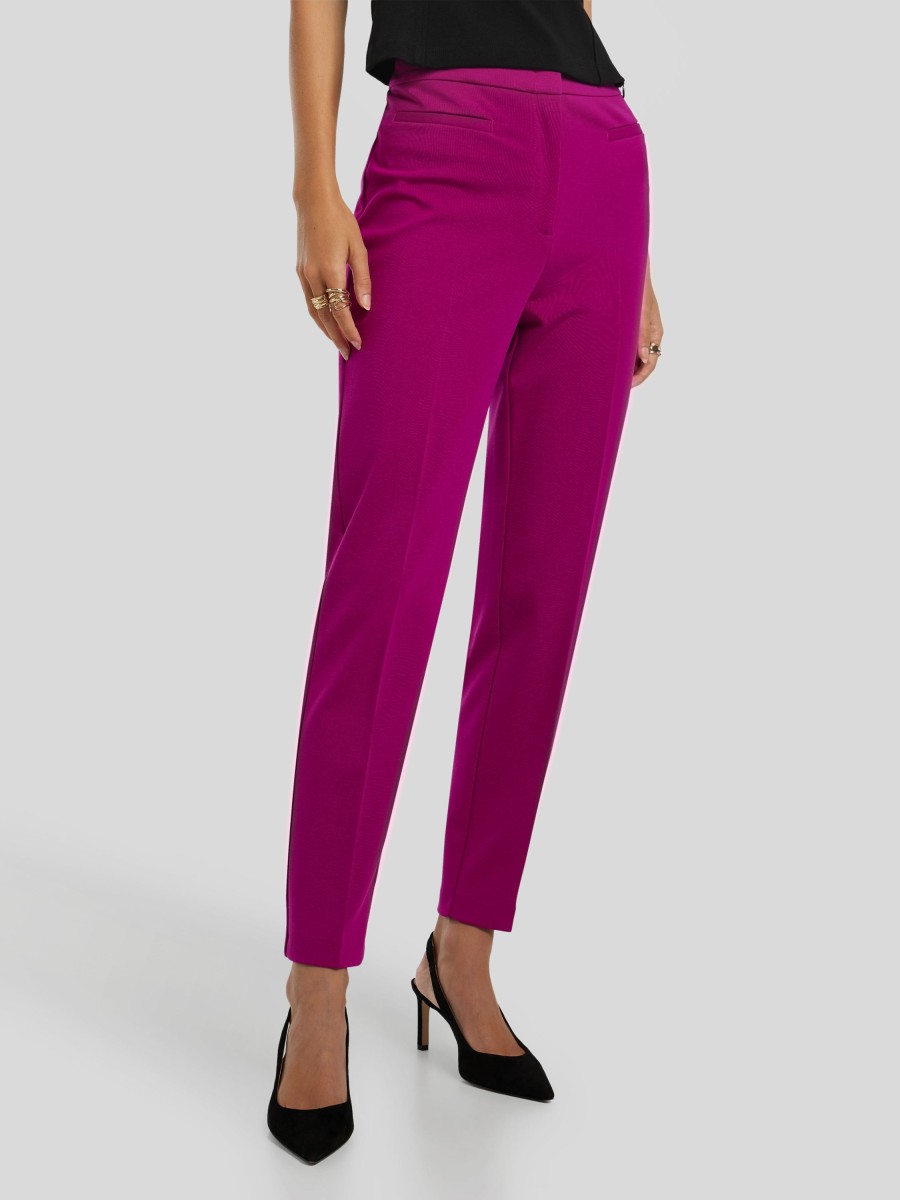 Frauen Pinko Anzuge | Hose Mit Bugelfalten Fuchsia