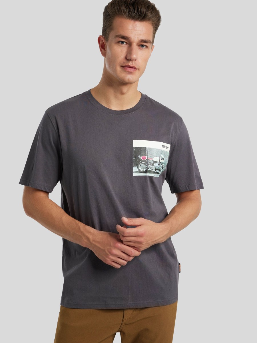 Manner BOSS Casual T-Shirts & Shirts | T-Shirt Teemotor Grau